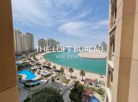 Direct Sea View! SF 3BR with Maids Room! - Apartment in Viva Bahriyah