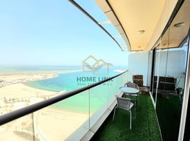 ✅ Stunning Direct Sea View | Furnished 1 Bedroom - Apartment in Waterfront Residential