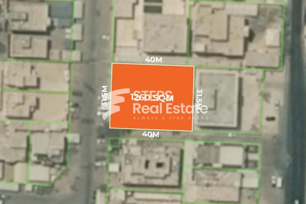 Residential Villa Land for Sale in Al Dafna - Plot in Al Rawabi