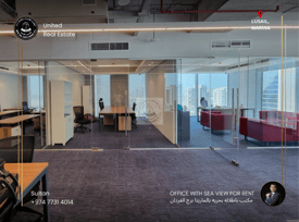 Office Space with Sea View for Rent in Prime Area - Office in Lusail City