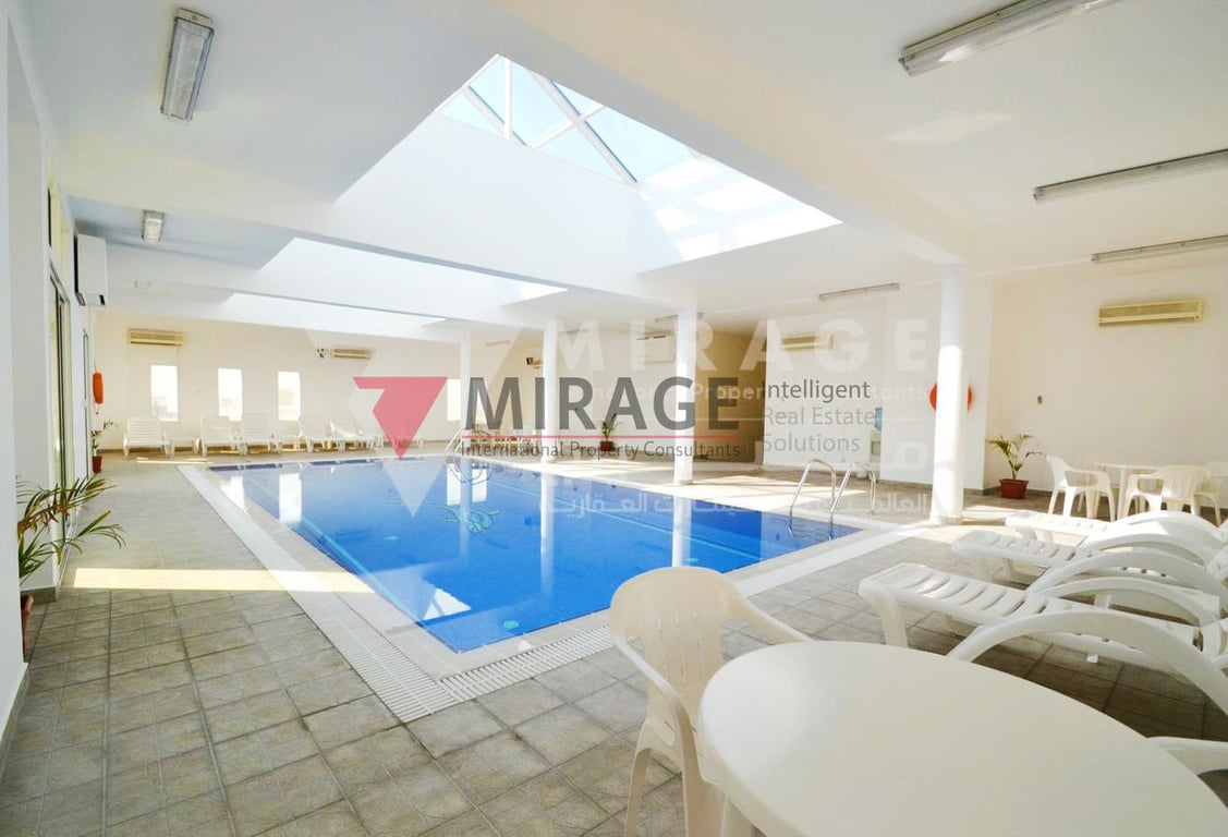 2-bed serviced apartments with pool and gym