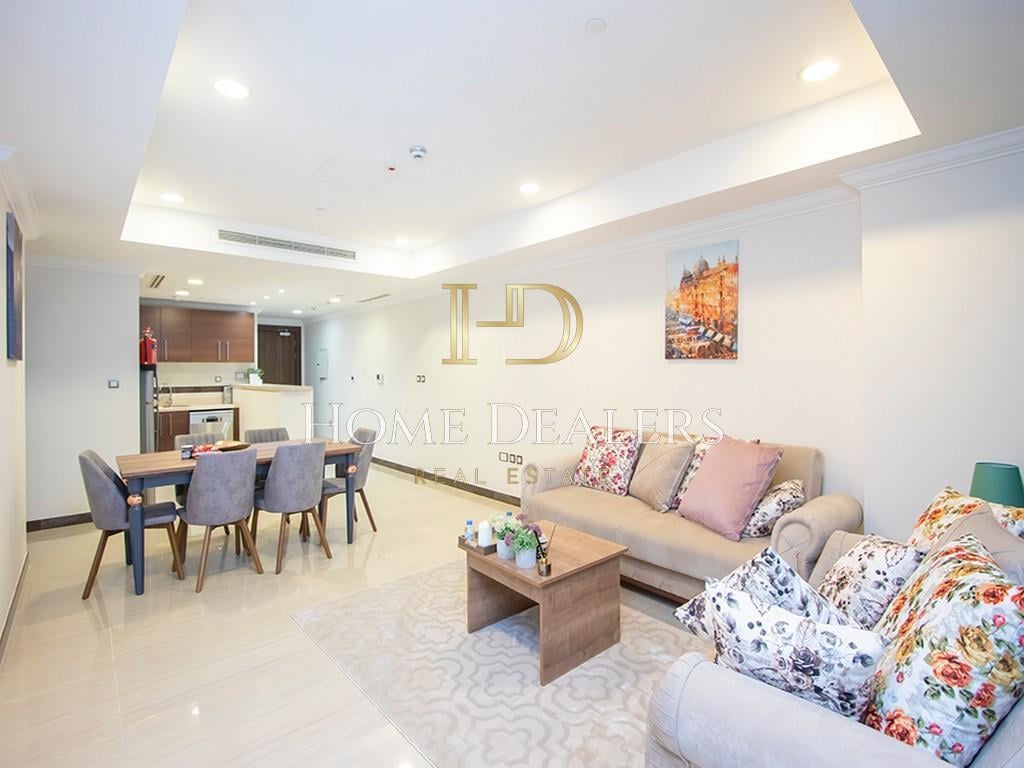Fully Furnished 1BR | Balcony | Porto Arabia - Apartment in West Porto Drive