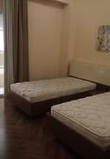 2bhk furnished with master bed room balcony gym and pool - Apartment in Fereej Bin Mahmoud