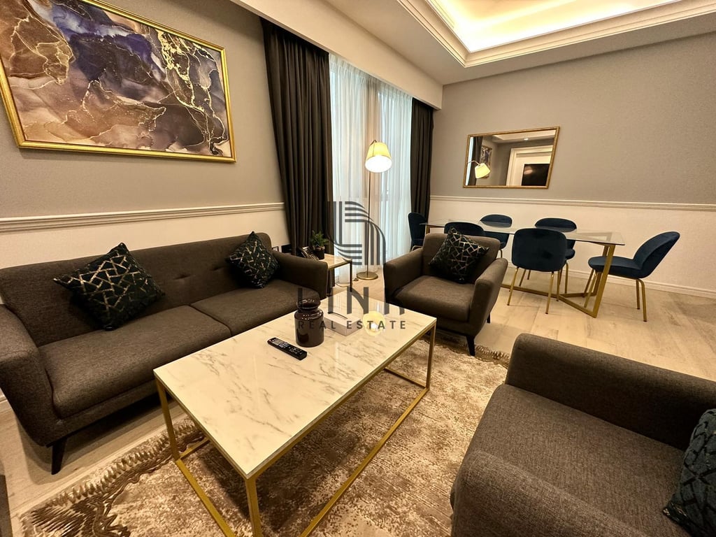 Brand New! One Bed High floor | Fully Furnished - Apartment in Al Sadd Road