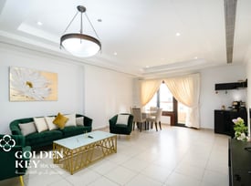 Balcony | Large Layout | Fully Furnished - Apartment in Porto Arabia