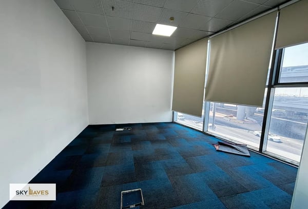 Glass Partitioned Office Available At Salwa Road . - Office in Ain Khalid Gate