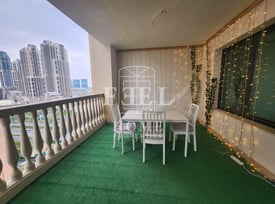HUGE BALCONY | SIDE Marina View 2 Bed Furnished - Apartment in Porto Arabia