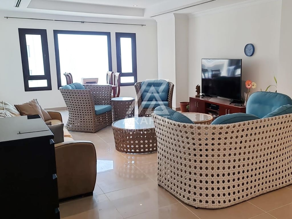 Spacious FF 1+Office Apartment|Balcony|Sea view - Apartment in Porto Arabia