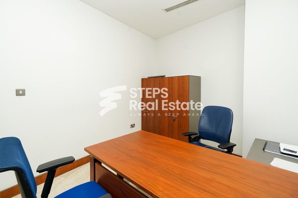 Furnished Office Space for Rent in West Bay - Office in Al Shatt Street