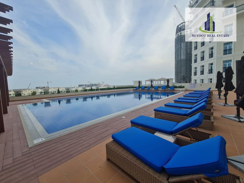 Brand New Luxury 2 BHK FF Pool Gym Sea View - Apartment in Viva Bahriyah