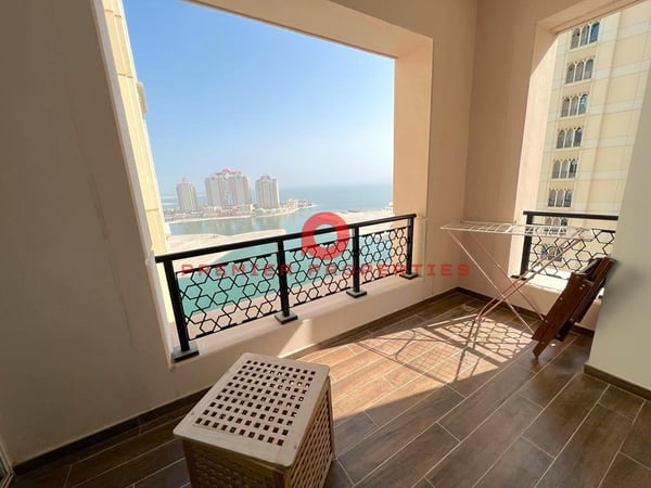 3BR + Maid! Bills Including! Sea View! Furnished! - Apartment in Viva Bahriyah