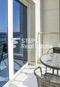 Balcony View Flat for Rent Including Bills - Apartment in Lusail City