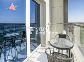 Balcony View Flat for Rent Including Bills - Apartment in Lusail City