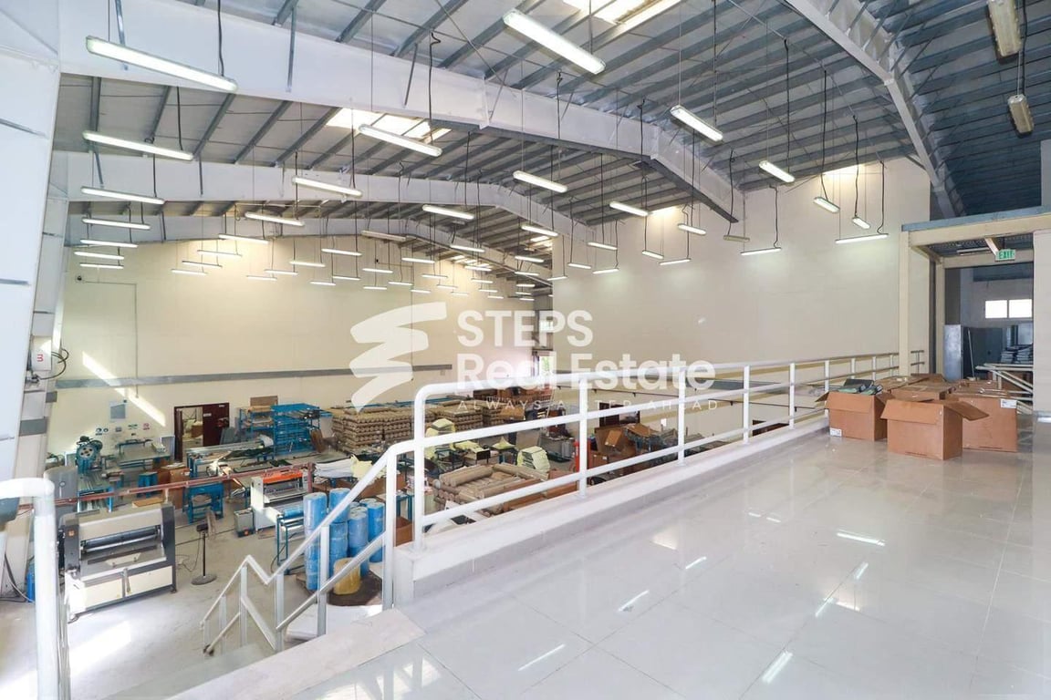 2500-SQM Steel Warehouse w/ Mezzanine - Warehouse in Industrial Area
