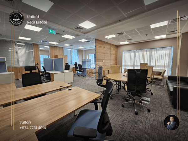 Furnished office in lusail 800 SQM marina - Commercial Floor in Lusail City