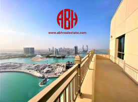 SEA VIEW | 3BR FURNISHED PENTHOUSE | NO AGENCY FEE - Penthouse in Abraj Bay