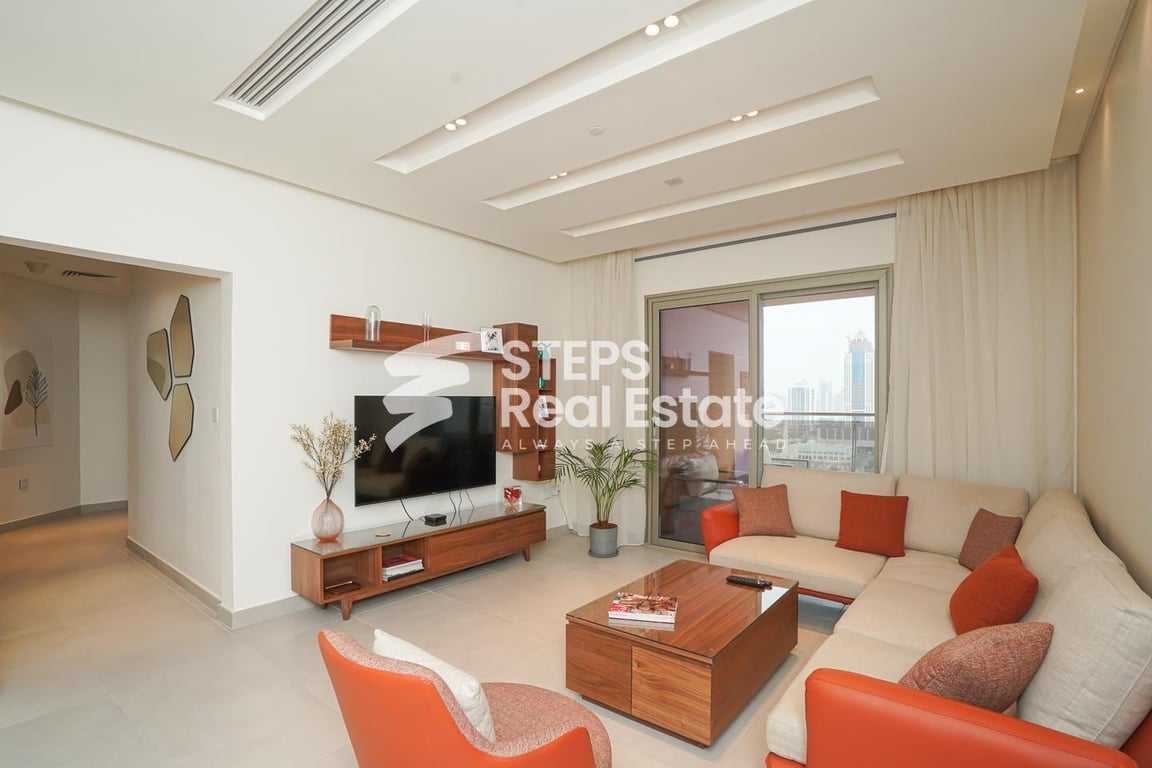 Furnished 2BHK+Maid's Apartment in Lusail - Apartment in Lusail City