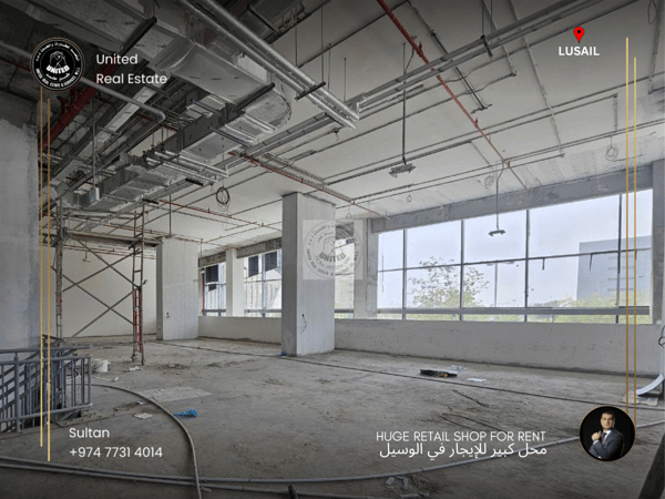 Spacious Shop for Rent in Prime Location lusail - ShowRoom in Lusail City