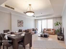 Sea View 2BR Fully-furnished Apartment - Apartment in Porto Arabia