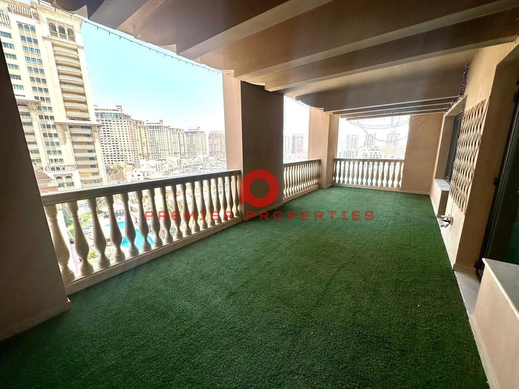 Huge Terrace with Sea View!2 Bedroom Apartment! - Apartment in Porto Arabia