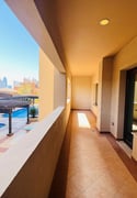 1 Bedroom + Office Fully Furnished in one of the best properties in The Pearl Island. - Apartment in Tower 28