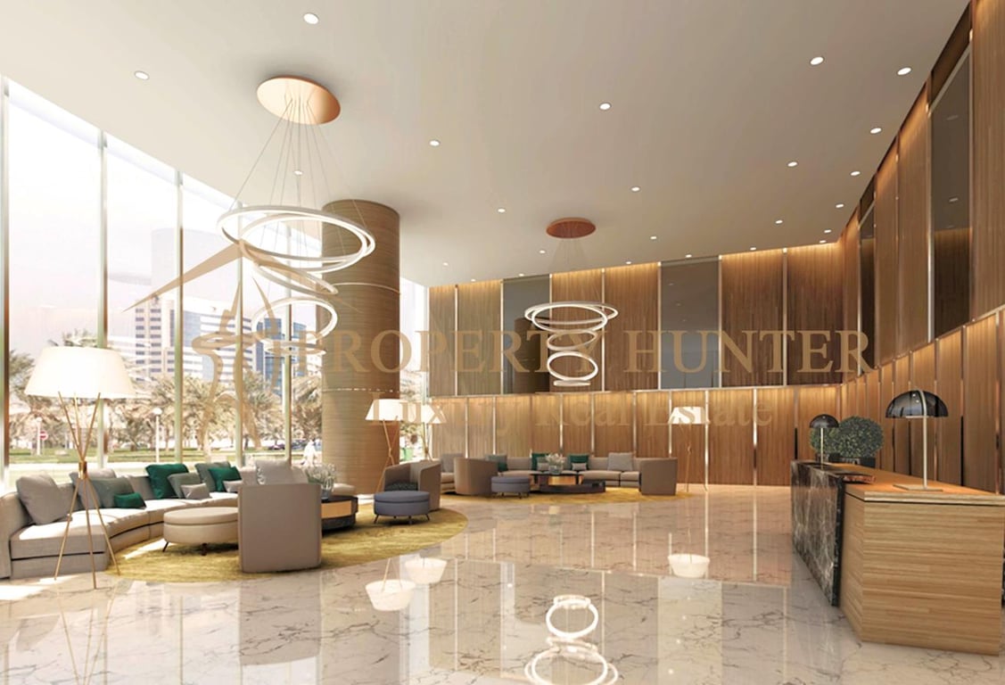 For Sale 2 +Maids room Sea View Apartment | Lusail Downtown - Apartment in Waterfront Residential