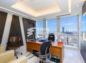 Luxurious Furnished Office | 2 Months Free - Office in Al Sadd Road