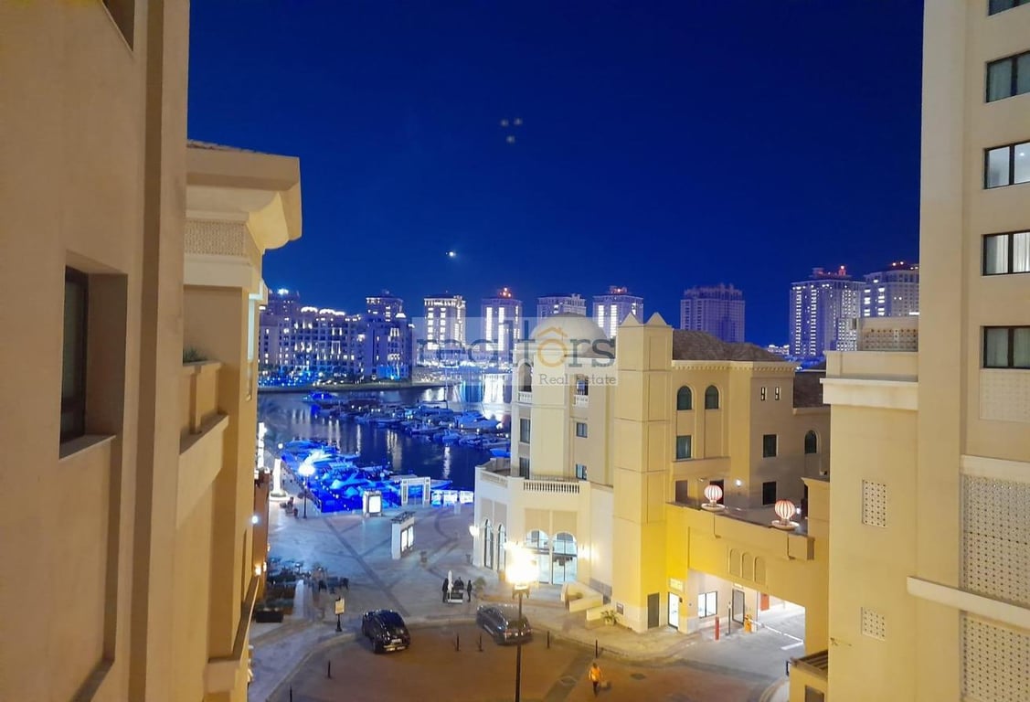 Spacious Bright Semi-Furnished 1BR Heart of Doha - Apartment in Marina Gate