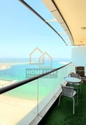 Stunning Direct Sea View | Furnished 1 Bedroom ✅ - Apartment in Waterfront Residential