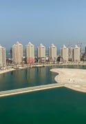 Panoramic Sea View! High-End finishings! 2BR+ Maid - Apartment in Viva Bahriyah