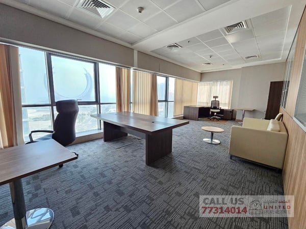 Fully Fitted and Partitioned Office Space - Commercial Floor in Lusail City