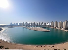 FULL BEACH VIEW/BEST LAYOUT FOR 2+MAID IN VIVA BAHRIYA - Apartment in Viva Bahriyah