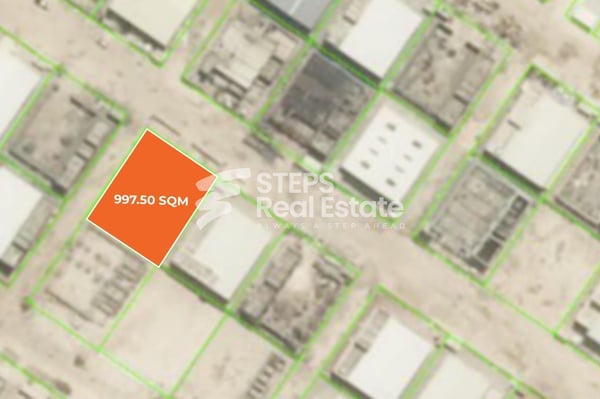 997 sqm Land for Commercial Use for Sale-Bu Sulba - Plot in East Industrial Street