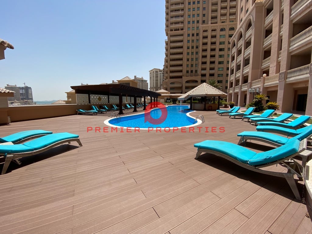 Spacious Semi-Furnished 2 BHK With Large Balcony - Apartment in Porto Arabia