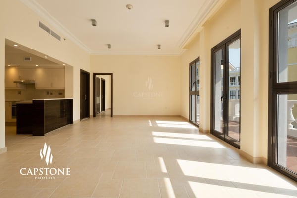 2BR SEMI FURNISHED APARTMENT IN THE QANAT QUARTIER - Apartment in Qanat Quartier