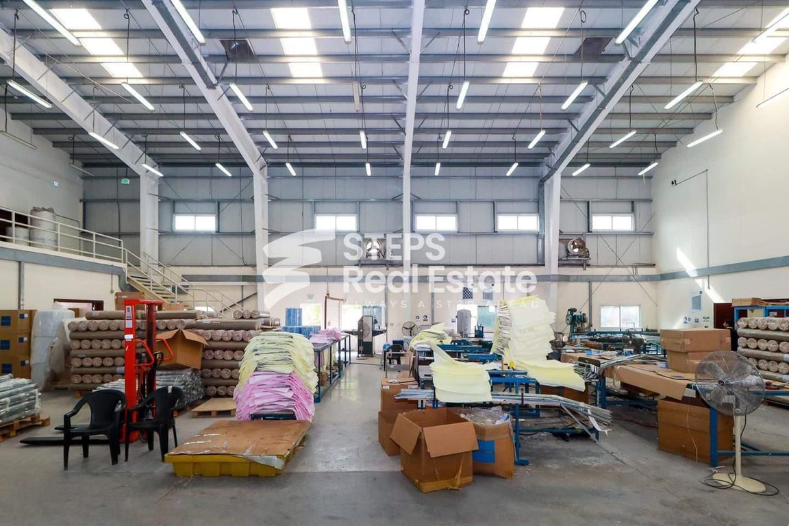 2500-SQM Steel Warehouse w/ Mezzanine - Warehouse in Industrial Area