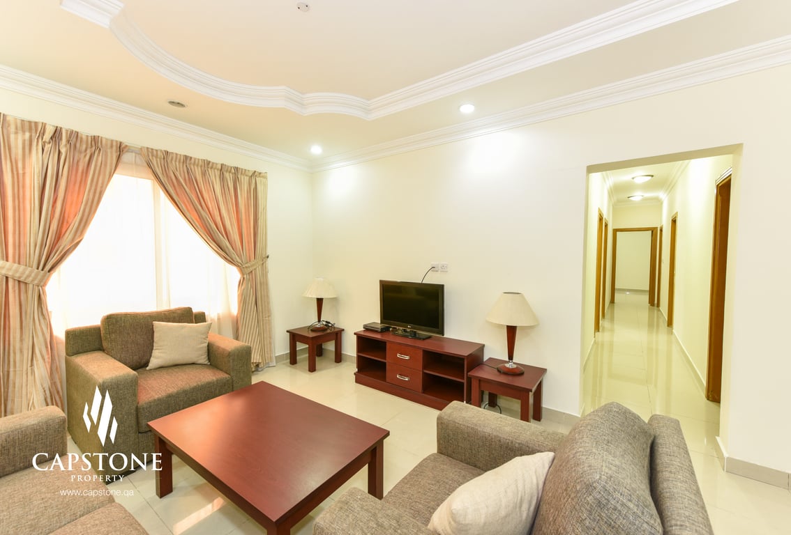 ☑️ 3BR FULLY FURNISHED APARTMENT - Apartment in Al Sadd Road