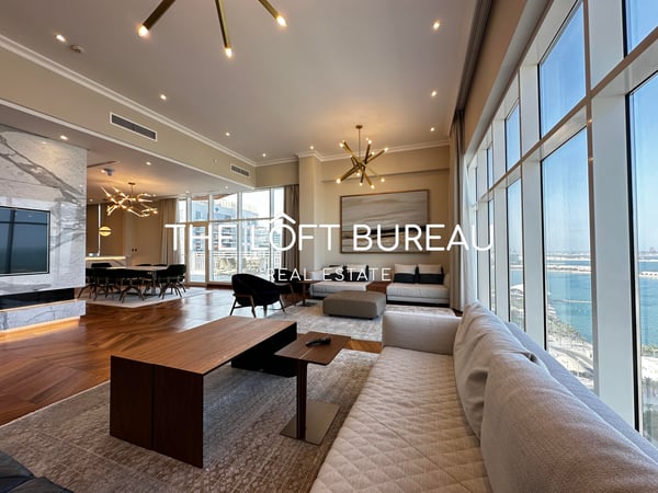 SUPER LUXURIOUS! SEA VIEW! ALL BILLS INCLUDED! - Penthouse in Lusail Residence