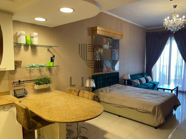 Amazing Studio Furnished Including Bills Sea View - Apartment in Viva Bahriyah