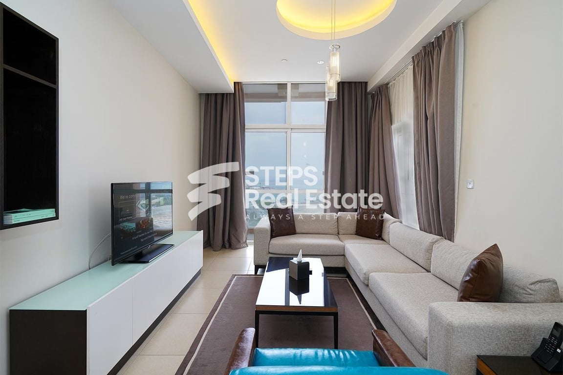 FF 1BHK Flat with Panoramic Views of Marina - Apartment in Lusail City