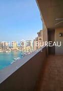 Direct Marina View! Semi Furnished 3BR! Balcony - Apartment in Porto Arabia