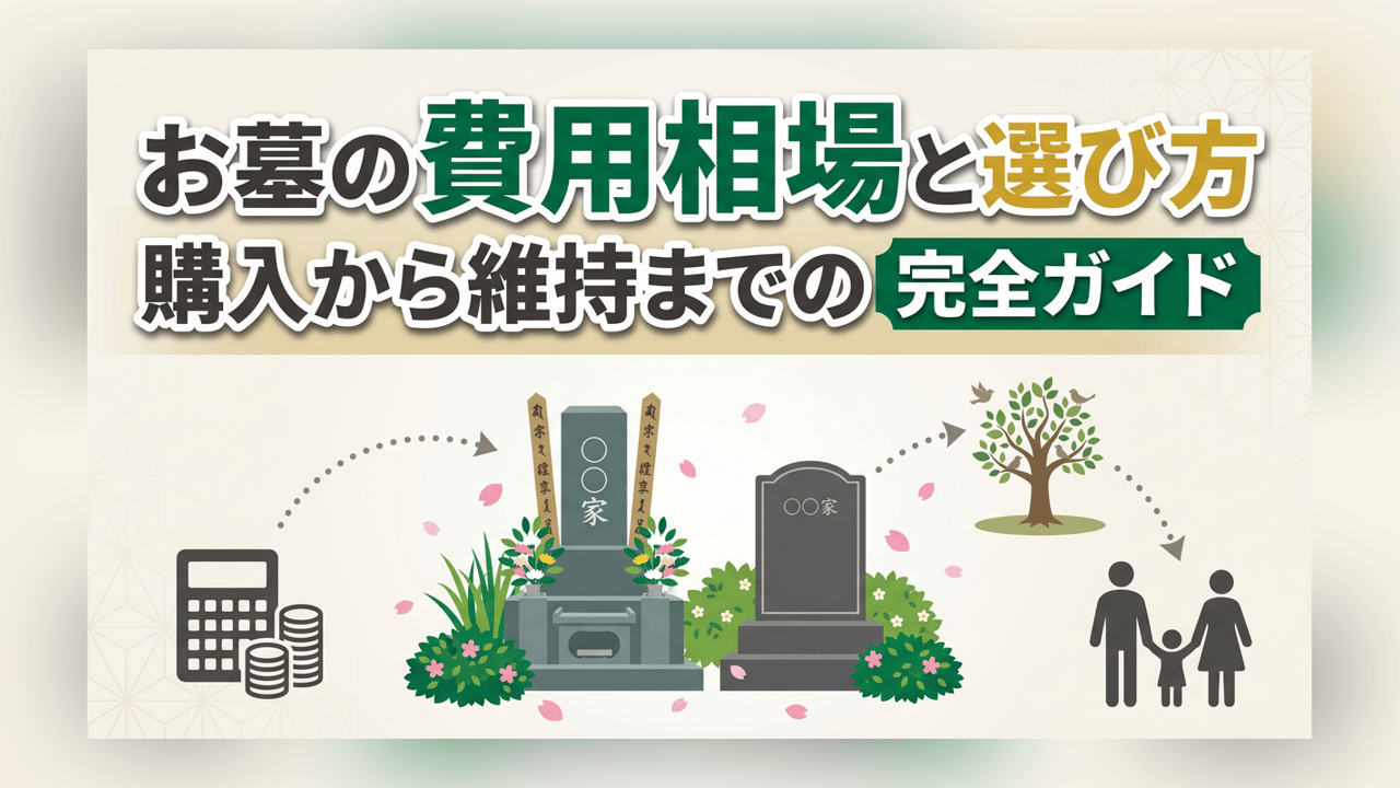 お墓の費用相場と選び方 - 購入から維持までの完全ガイド