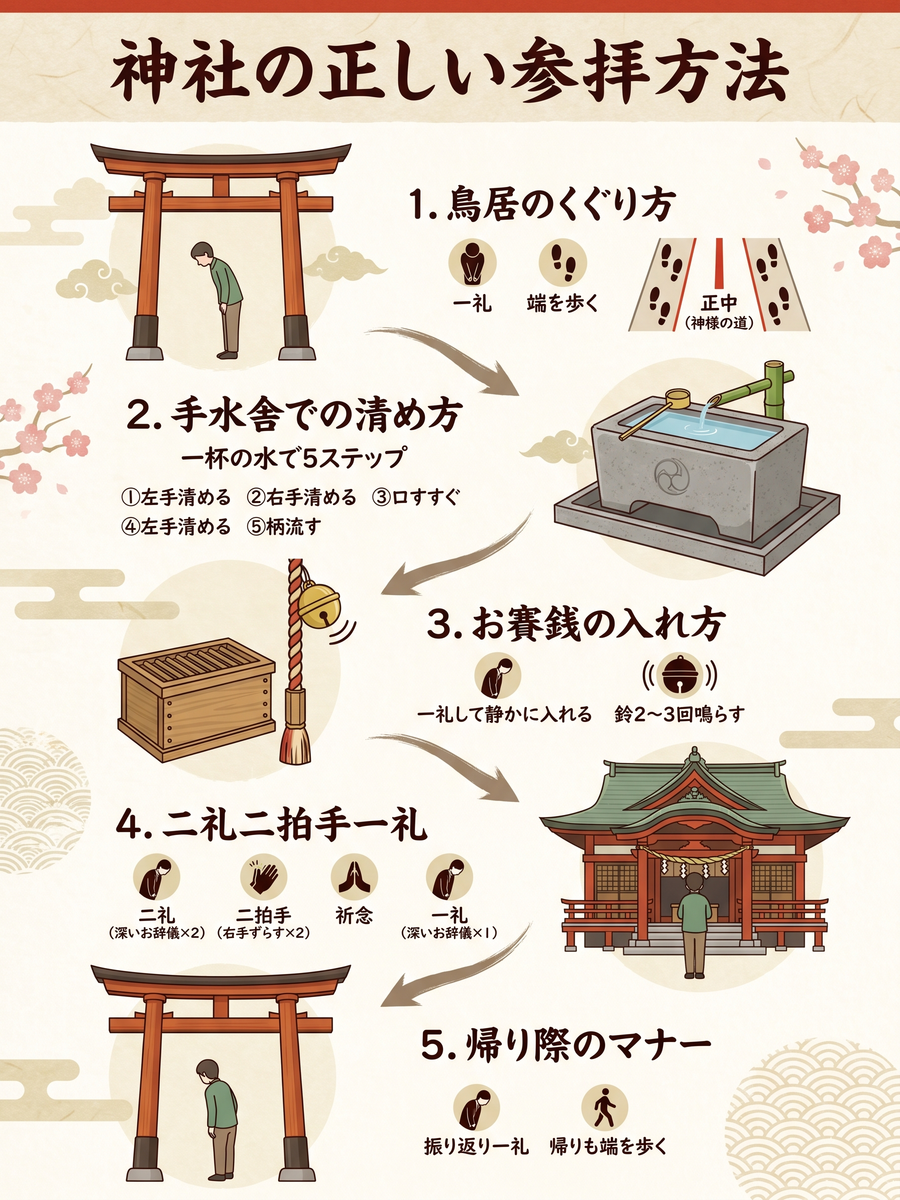 神社 参拝 方法