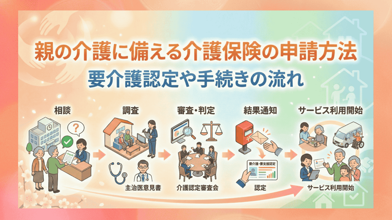 親の介護に備える介護保険の申請方法 - 要介護認定や手続きの流れ