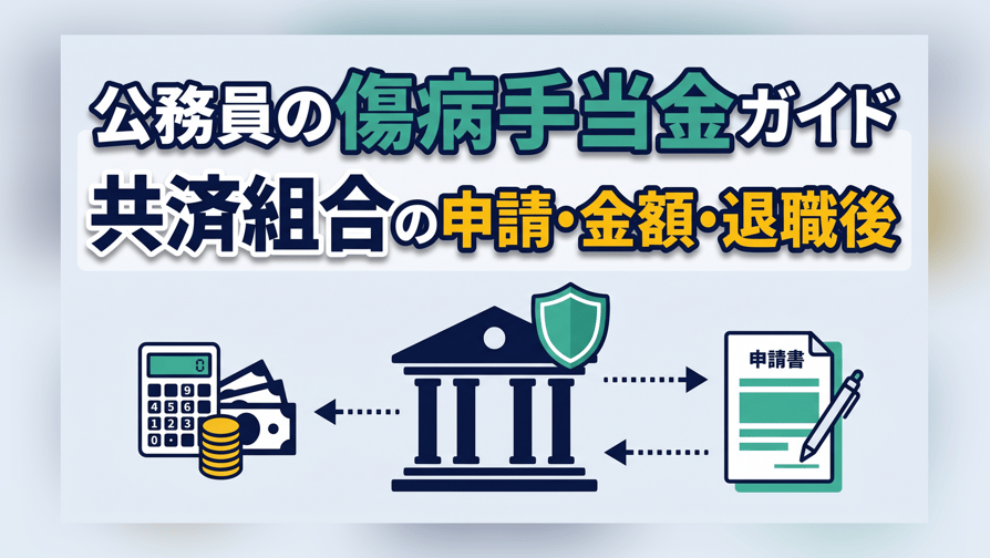 公務員の傷病手当金ガイド - 共済組合の申請・金額・退職後