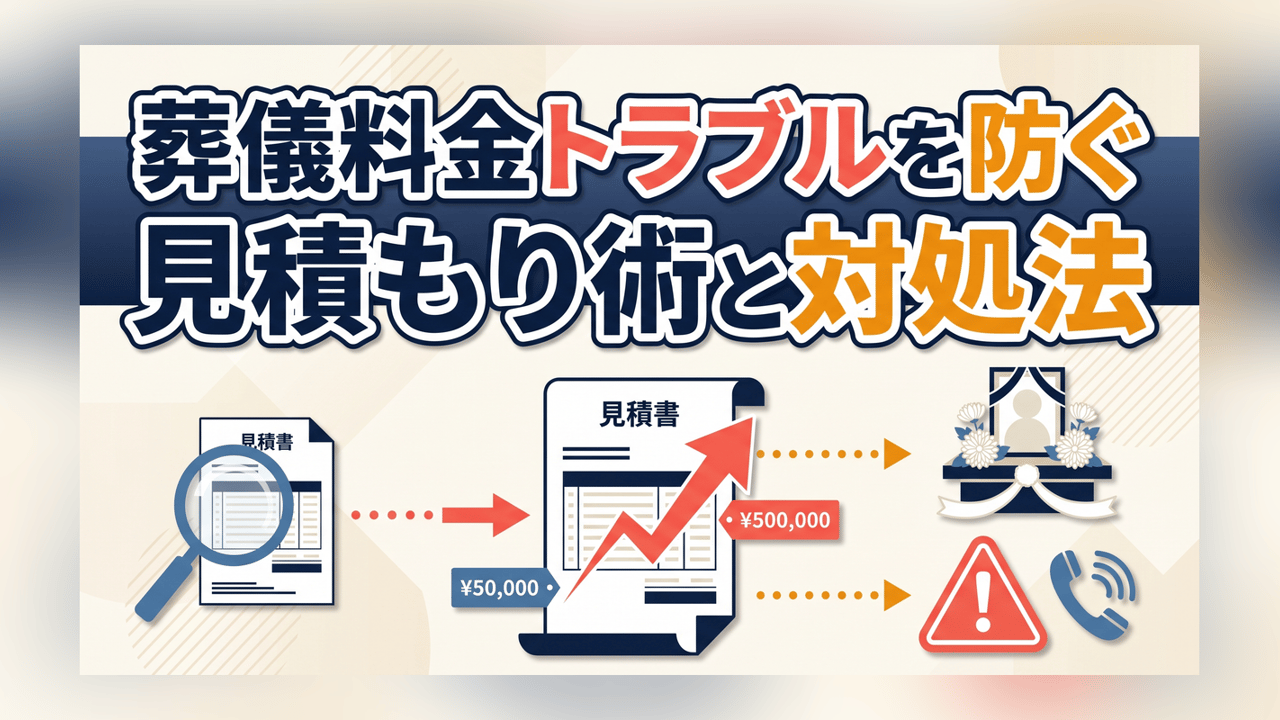 葬儀料金トラブルを防ぐ見積もり術と対処法