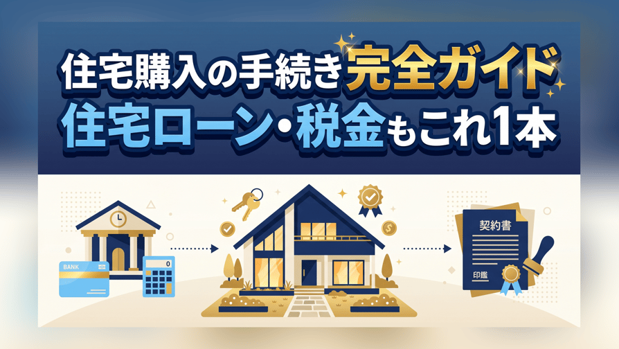 住宅購入の手続き完全ガイド - 住宅ローン・税金もこれ1本
