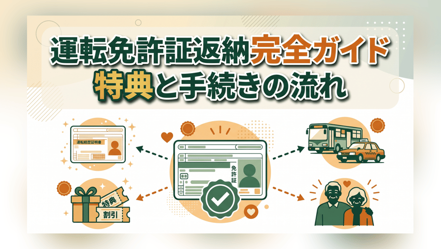 運転免許証返納完全ガイド - 特典と手続きの流れ