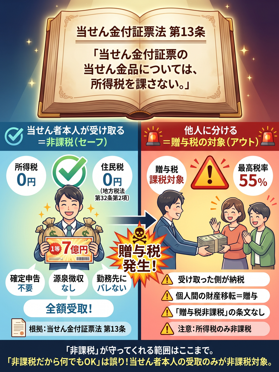 宝くじ 非課税