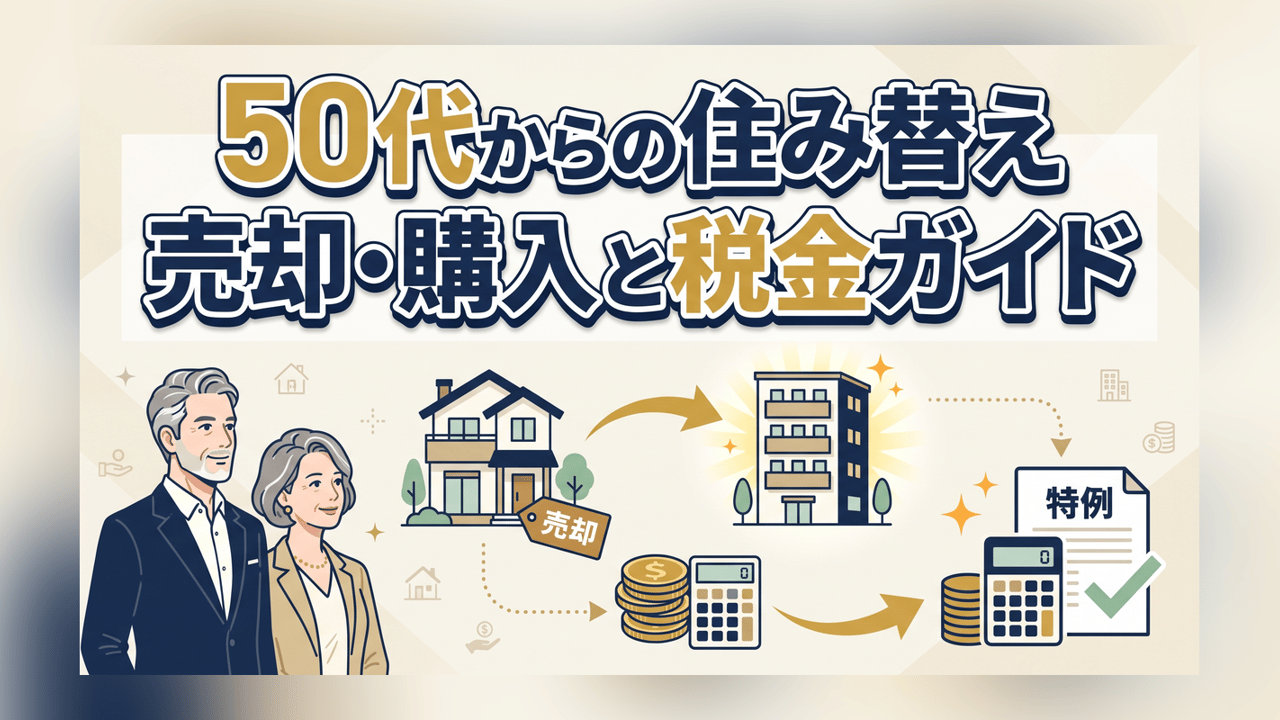 50代からの住み替え〜売却・購入と税金ガイド